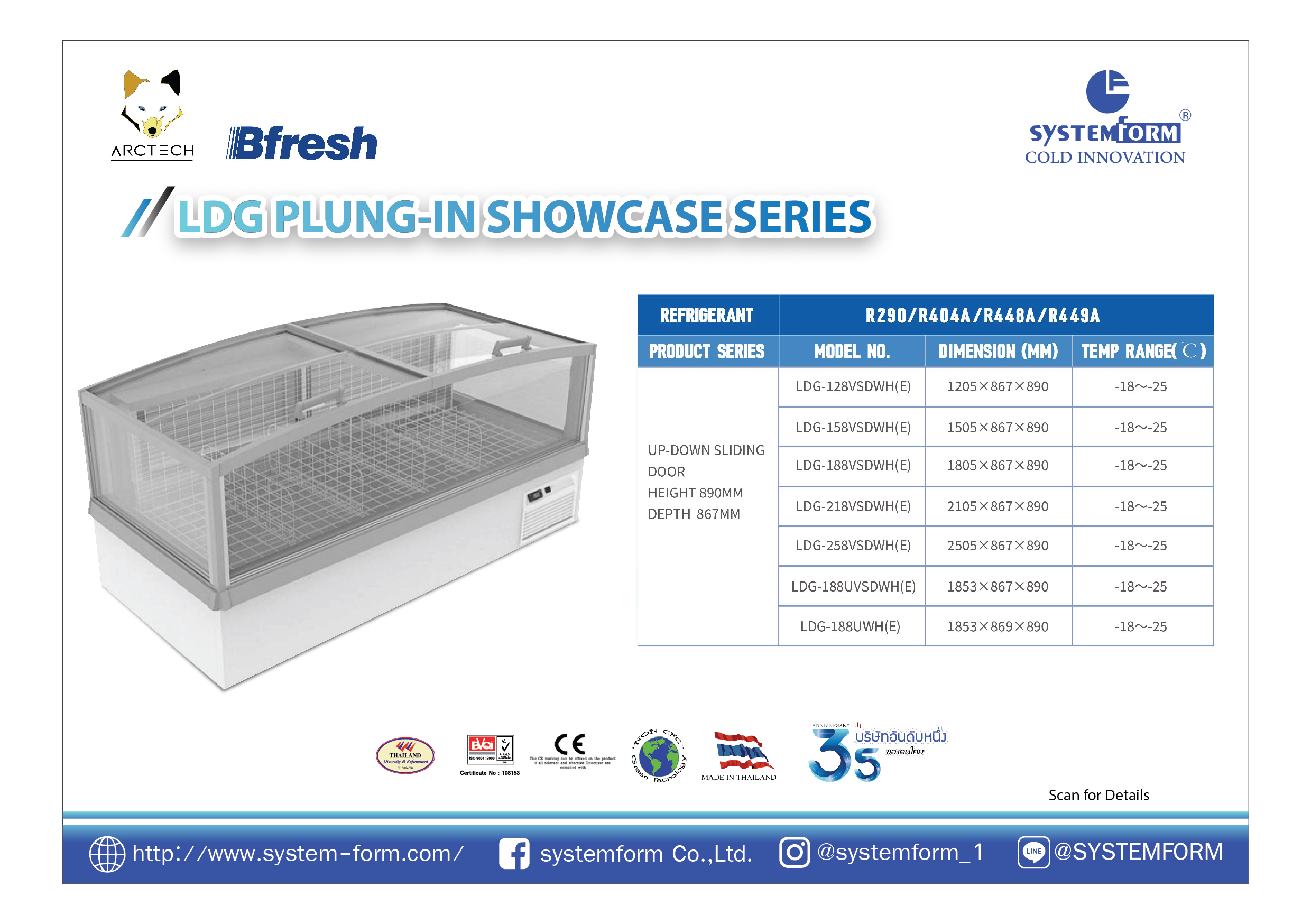 LDG PLUNG-IN SHOWCASE SERIES - Welcome to SYSTEMFORM COLD INNOVATION